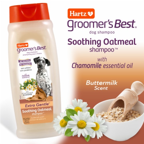 Hartz Groomer's Best Soothing Oatmeal Dog Shampoo Perspective: right