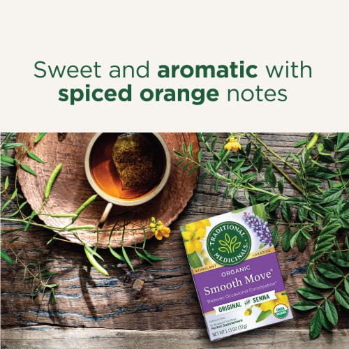 Traditional Medicinals Organic Smooth Move Tea Perspective: right
