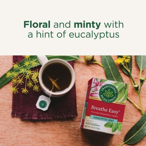 Traditional Medicinals Breathe Easy Tea Perspective: right
