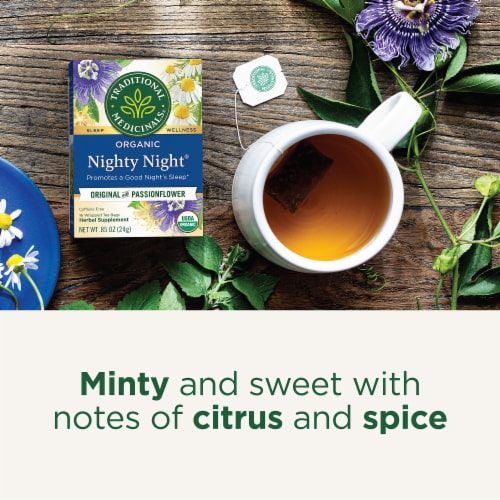 Traditional Medicinals Organic Nighty Night Tea Perspective: right