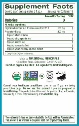 Traditionals Medicinals® EveryDay Detox Tea Bags Perspective: right