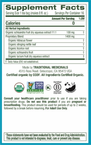 Traditionals Medicinals® EveryDay Detox Tea Bags Perspective: right