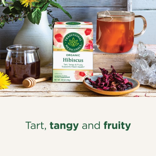 Traditional Medicinals Organic Hibiscus Tea Perspective: right