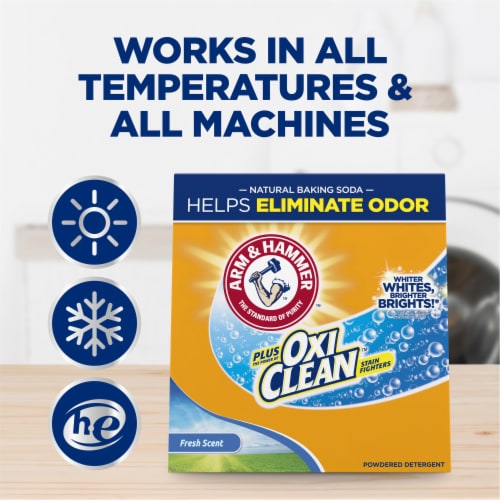 Arm & Hammer™ Plus Oxi Clean Fresh Scent Laundry Detergent Perspective: right