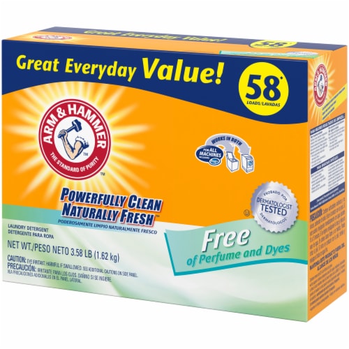 Arm Hammer Perfume and Dye Free Powder Laundry Detergent 3.58