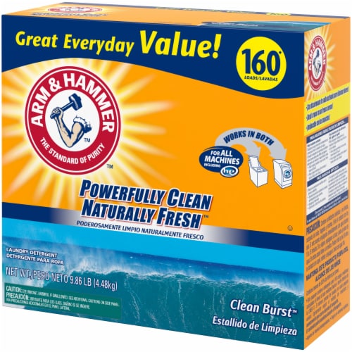 Arm & Hammer™ Clean Burst Powder Laundry Detergent Perspective: right