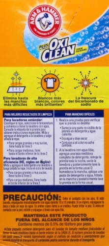 Arm & Hammer plus OxiClean™ Stain Fighters Fresh Scent Powder Laundry Detergent Perspective: right