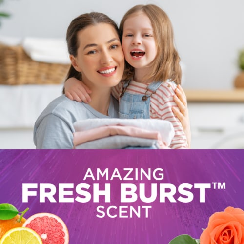 ARM & HAMMER Plus OxiClean with Odor Blasters Fresh Burst Liquid Laundry Detergent Perspective: right
