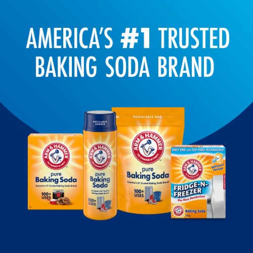 ARM & HAMMER Pure Baking Soda Refillable Shaker Perspective: right