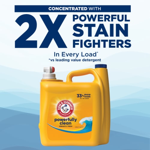 Arm & Hammer™ Mega Value Clean Burst™ Laundry Detergent Perspective: right