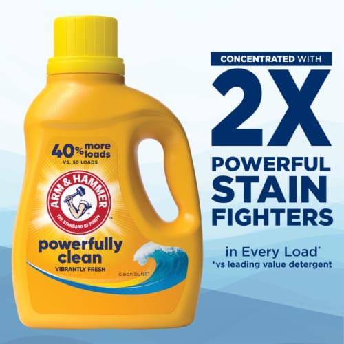 Arm & Hammer™ Clean Burst Liquid Laundry Detergent Perspective: right