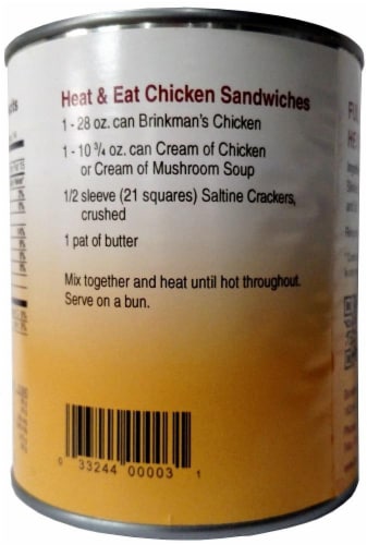 Brinkman's Chunked Chicken Perspective: right