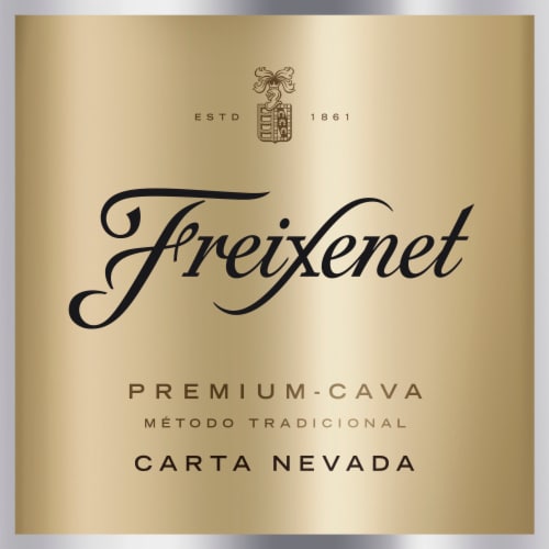 Freixenet Brut Carta Nevada Cava Spain Sparkling Wine Perspective: right