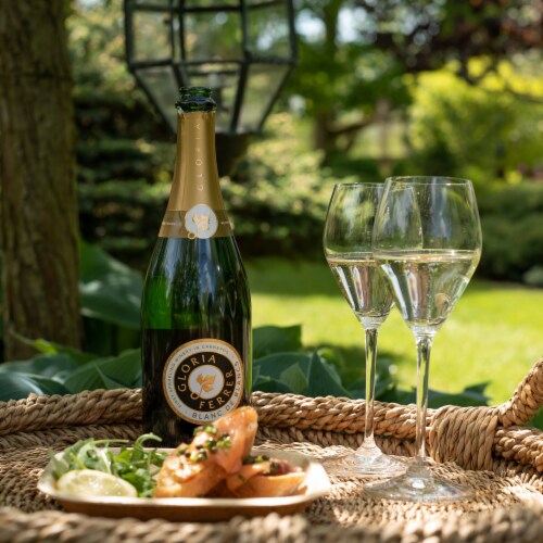 Gloria Ferrer Blanc de Blancs Chardonnay California Sparkling Wine Perspective: right