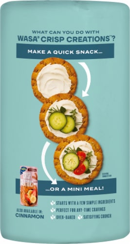 Wasa® Crisp Creations™ Sesame + Sea Salt Crackers Perspective: right