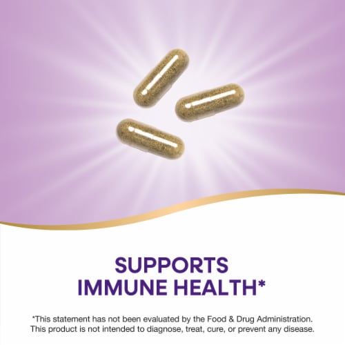 Nature's Way Echinacea Astragalus & Reishi Dietary Supplement Vegan Capsules Perspective: right