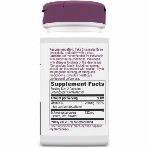 Nature's Way Echinacea & Ester C Capsules Perspective: right