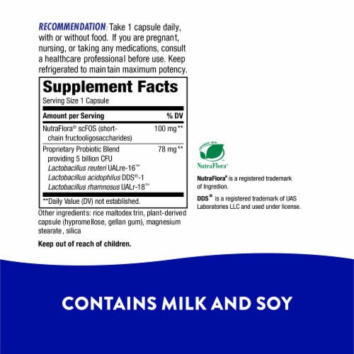 Nature's Way® Primadopholis® Bifidus Vegetarian Capsules Perspective: right