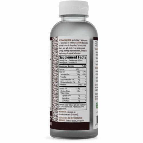 Nature's Way Liquid Coconut Premium Oil Perspective: right