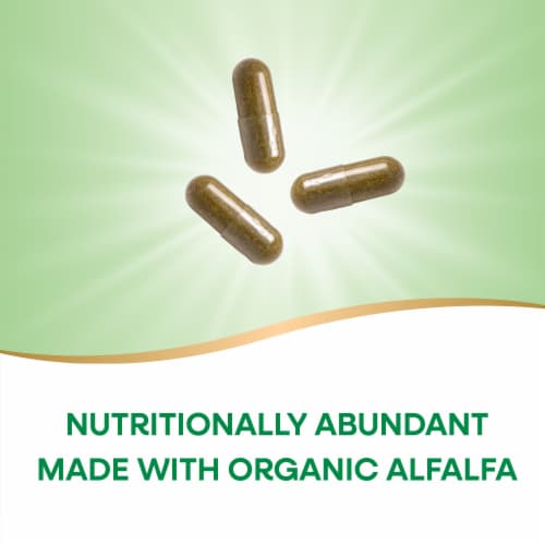 Nature's Way Alfalfa Leaves Capsules 405mg Perspective: right