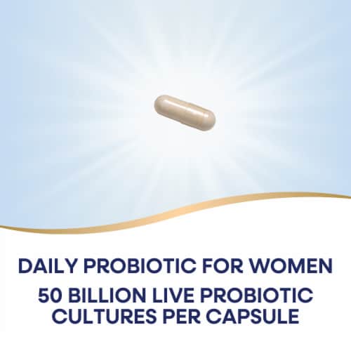 Nature's Way® Fortify™ Optima® Women's 50 Billion Probiotic Supplement Vegetarian Capsules Perspective: right