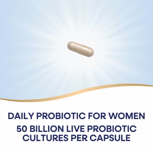 Nature's Way Fortify Optima Probiotic For Women Digestive Support Capsules 50 Billion Live Cultures Perspective: right