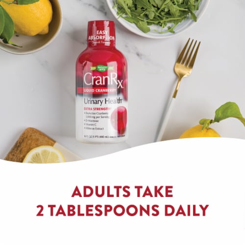 Nature's Way CranRx Liquid Cranberry Supplement Perspective: right