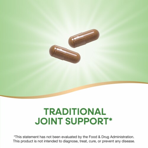 Nature's Way Burdock Root Traditional Joint Support Vegan Capsules 860 mg Per 2 Capsule Serving Perspective: right