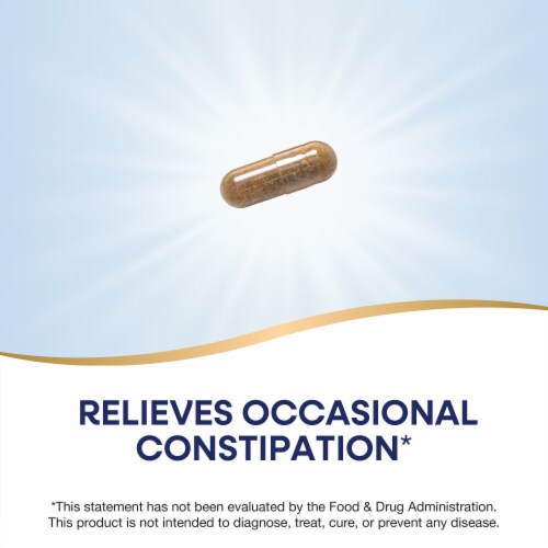 Nature’s Way Cascara Sagrada Bark Occasional Constipation Relief Capsules 270 mg Per Serving Perspective: right