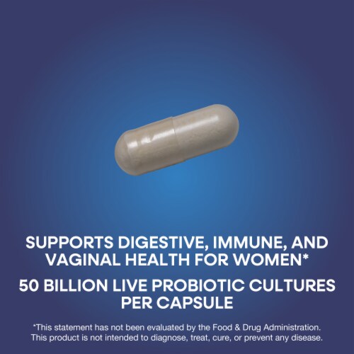 Nature’s Way Fortify Women’s 50 Billion Daily Probiotic Supplement Perspective: right