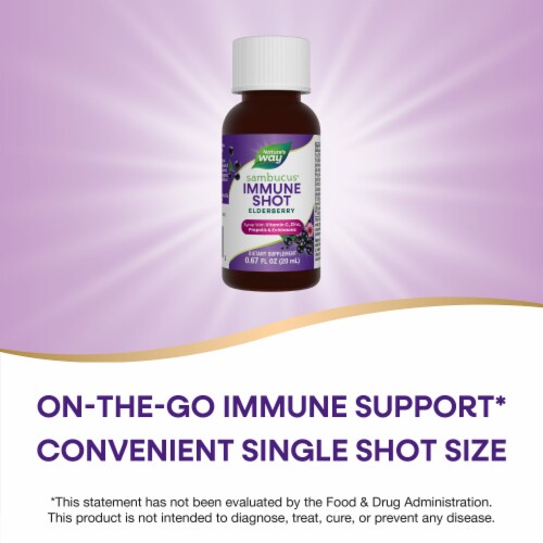 Nature's Way Sambucus Standardized Elderberry Immune Syrup Perspective: right