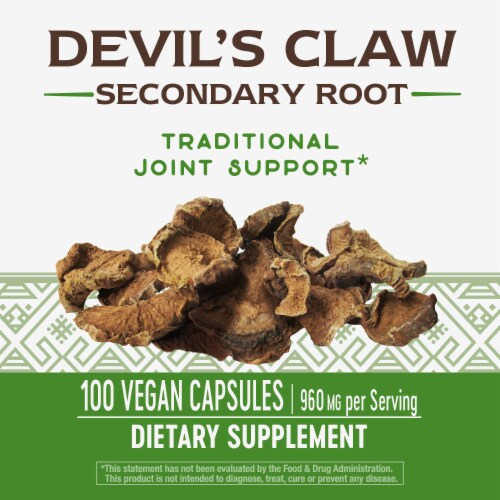 Nature's Way® Devil's Claw Secondary Root Capsules 480 mg Perspective: right