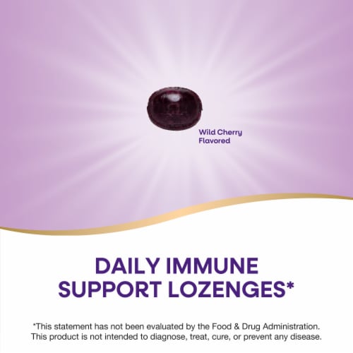 Nature's Way Sambucus Elderberry Wild Cherry Flavored Vitamin C Lozenges Perspective: right