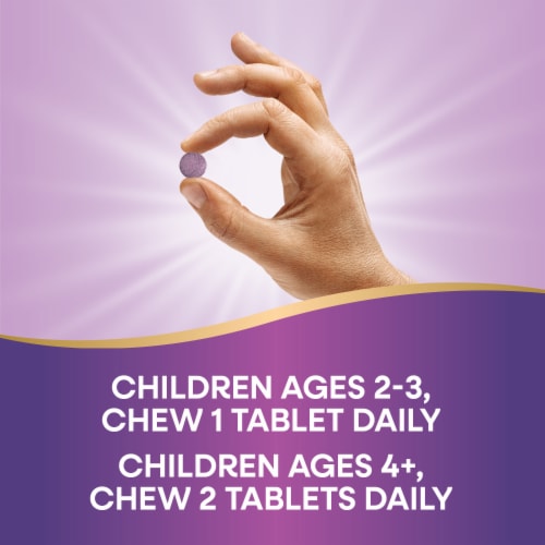 Nature's Way® Kids Sambucus™ Elderberry Immune Support Chewable Tablets Perspective: right