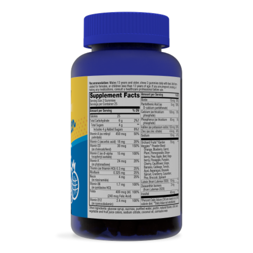 Nature's Way® Alive!® Teen Blue Light Multivitamin for Him Gummies Perspective: right