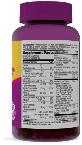 Nature's Way Alive!® Teen Blue Light Multivitamin for Her Gummies Perspective: right