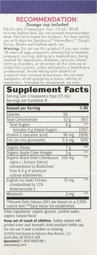 Nature's Way® Sambucus® Honey Berry™ Night Time Cough Syrup Perspective: right