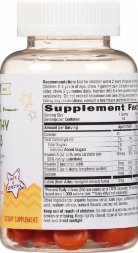 Nature's Way® Kids Healthy Eyes Gummies Perspective: right
