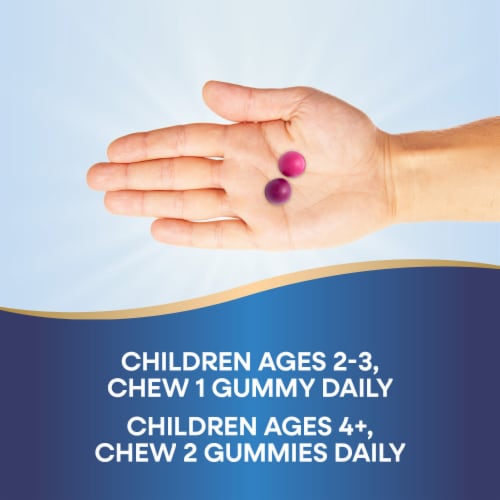 Nature's Way® Kids Growing Bones & Muscles Vitamin Gummies Perspective: right
