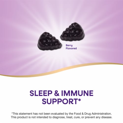 Nature's Way® Sambucus™ Sleep & Immune Elderberry Gummies Perspective: right