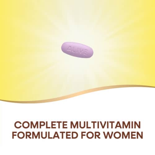 Nature's Way® Alive!® Women's Energy Complete Multivitamin Tablets Perspective: right