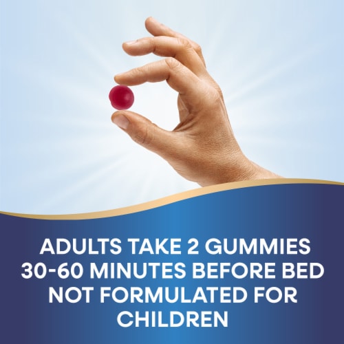Nature's Way Strawberry Melatonin Gummies Perspective: right