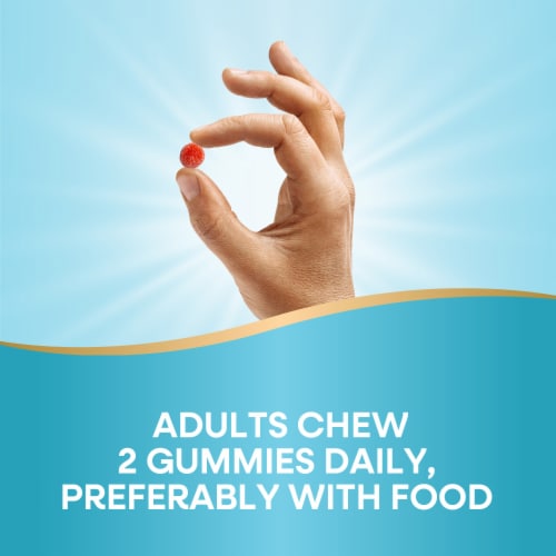 Nature's Way Lutein Mango Flavored Gummies Perspective: right