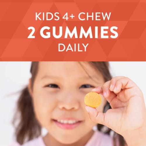 Nature's Way Kids Brain Builder Dietary Supplement Gummies Perspective: right