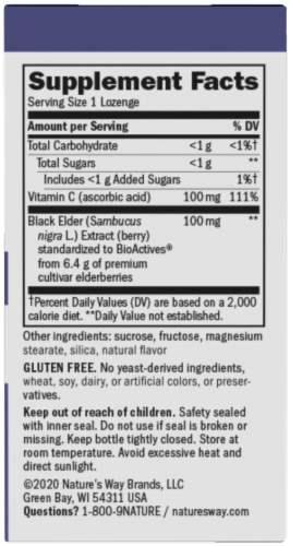 Nature's Way Sambucus Elderberry Lozenges Perspective: right