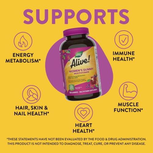 Nature's Way Alive!® Women's Gummy Multivitamin Perspective: right