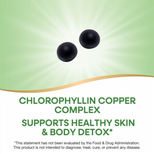 Nature’s Way Chlorofresh Chlorophyll Chlorophyllin Copper Complex Orchard Fruit Flavored Gummies Perspective: right