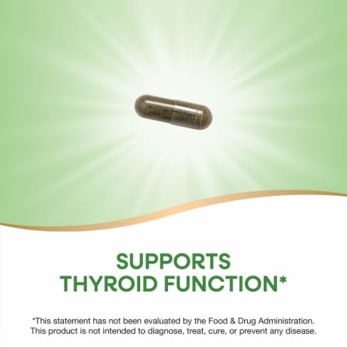 Nature's Way Whole Thallus Kelp Vegan Capsules Perspective: right