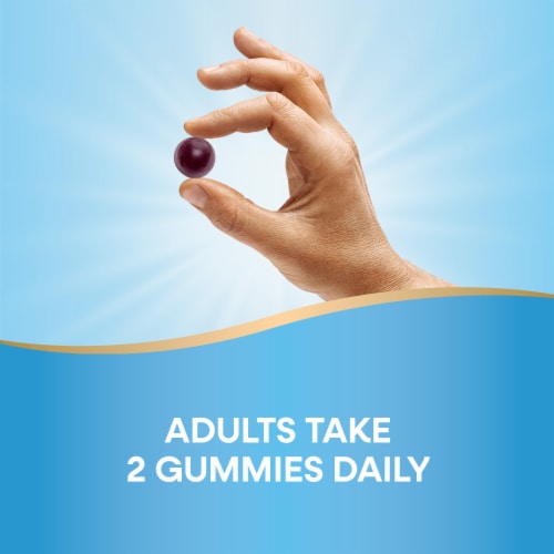 Nature’s Way Quick Calm With Ashwagandha And L Theanine Mixed Berry Flavored Gummies Perspective: right