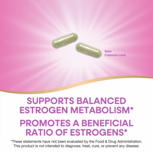 Nature's Way® Dim-Plus Estrogen Metabolism Formula Capsules Perspective: right